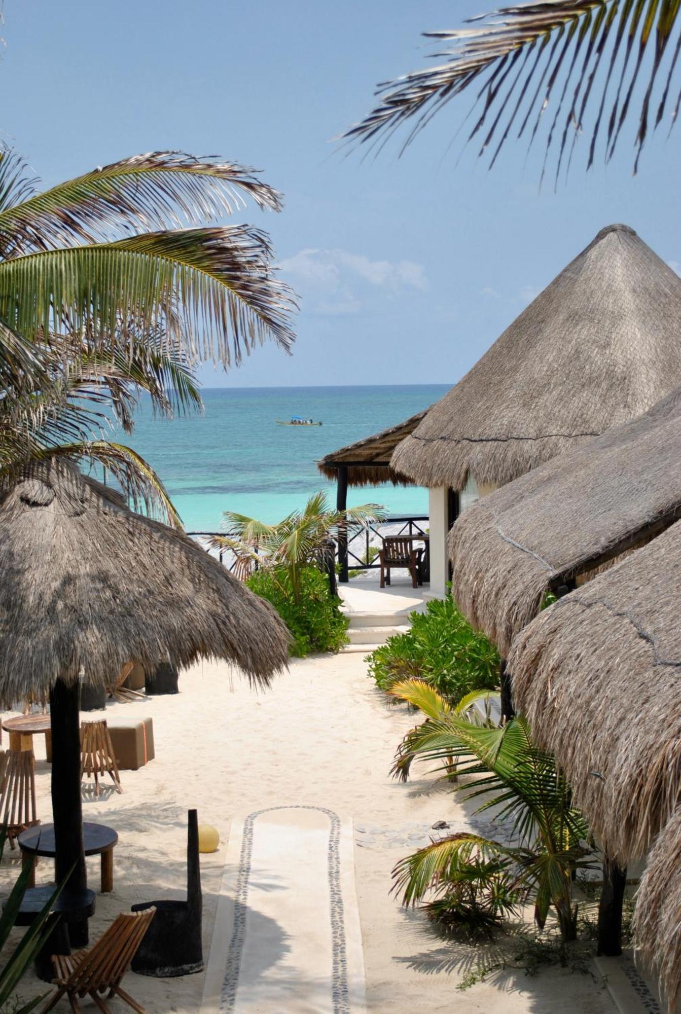 Punta Piedra Beach Posada Tulum Extérieur photo